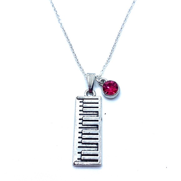 Keyboard Necklace Music Band Musical Instrument Musician - Picture 5 of 8